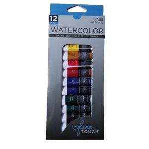 NEW 12 Watercolor Paint Set